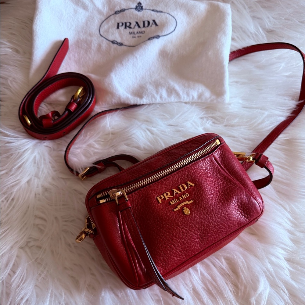 Prada Calf Leather 2 in one - crossbody & waist bag with Receipt with Dust Bag